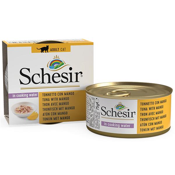 Schesir Tuna with Mango ТУНЕЦ с МАНГО влажный корм консервы для кошек 85 г (613547) Schesir Tuna with Mango ТУНЕЦ с МАНГО влажный корм консервы для кошек 85 г (613547)